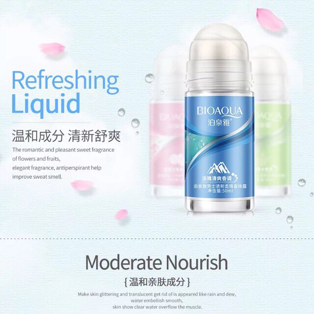 Lăn nách Bioaqua 50ml – Siêu Phẩm Trị Hôi Nách Hương Thơm Dịu