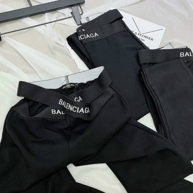 Quần legging đan chéo lưng bà len hot hit k