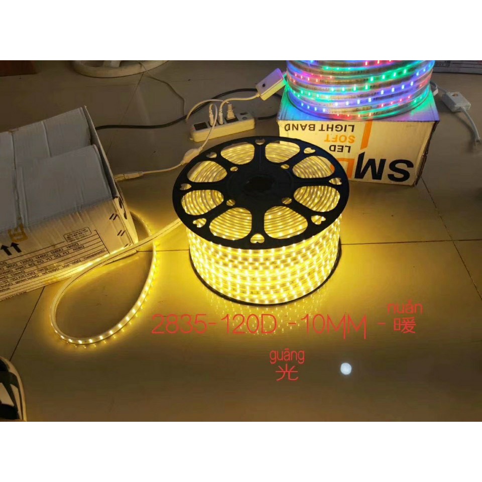 CUỘN LED 100m DÂY ĐÔI 2835 cam kết giá rẻ nhất.