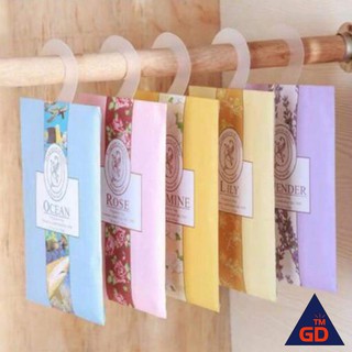 Túi thơm treo phòng treo tủ quần áo, nhà tắm loại vỏ nhiều màu
