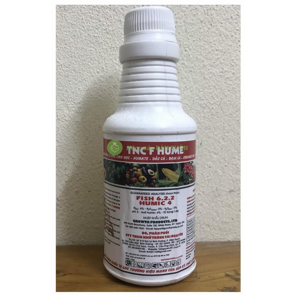 TNC F HUME 250ml - Phân bón lá NPK Sinh học - HUMATE - Dầu cá - Đạm cá - Organic Bio Fertilizer - NEW FISH - FISH 6.2.2