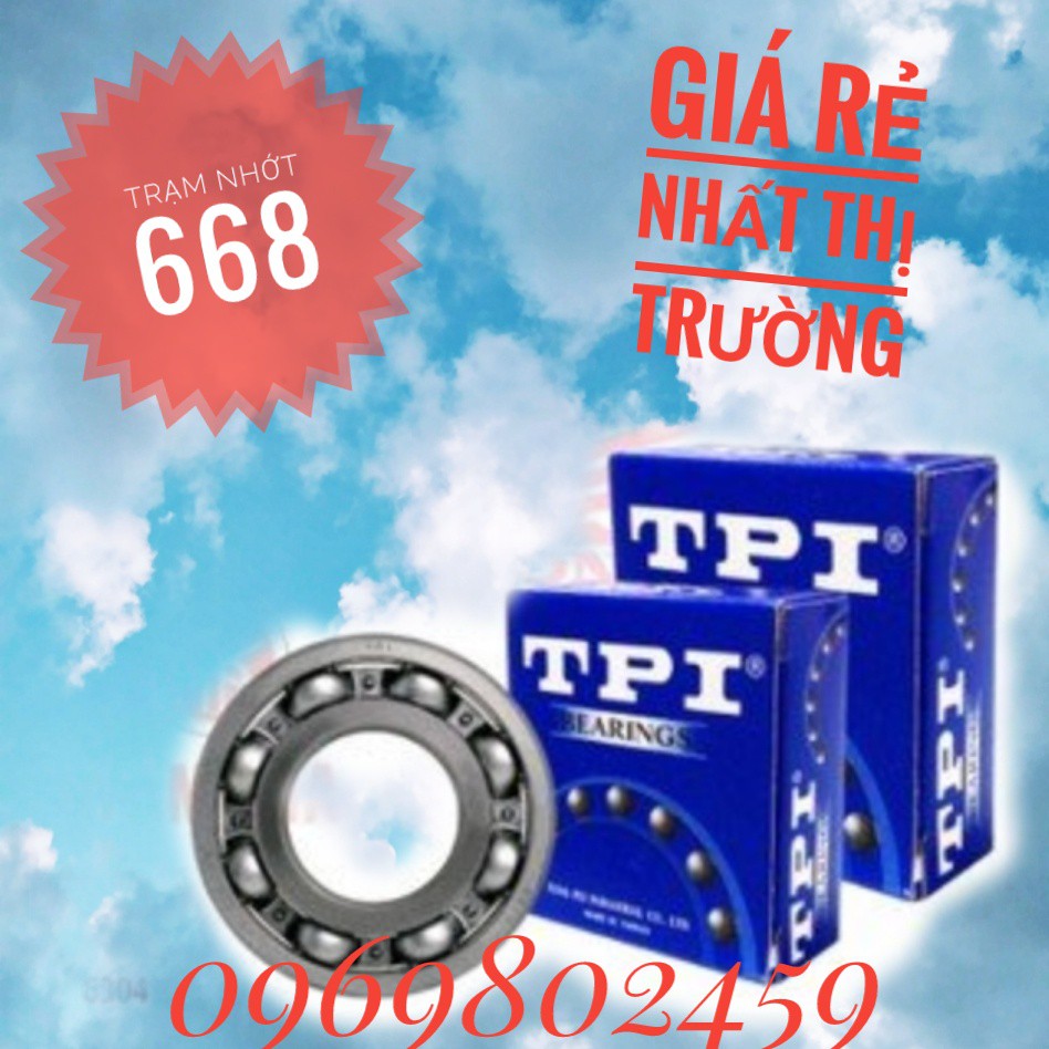 BẠC ĐẠN IPT  6201, 6301, 6300, 6004 LLU  cho đùm xe số, xe tay ga: Honda, SYM, Yamaha, Suzuki,