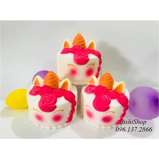ĐỒ CHƠI BÁNH KEM SQUISHY CÓ SỪNG DỄ THƯƠNG loại khổng lồ - đồ chơi dễ thương cho trẻ | squishyhaihuoc