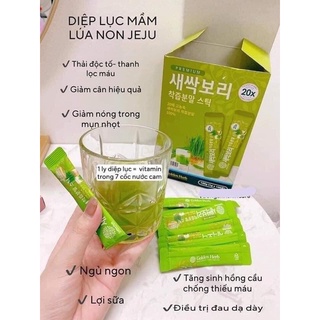 bột dưỡng da chiết xuất từ lúa mạch hàn quốc