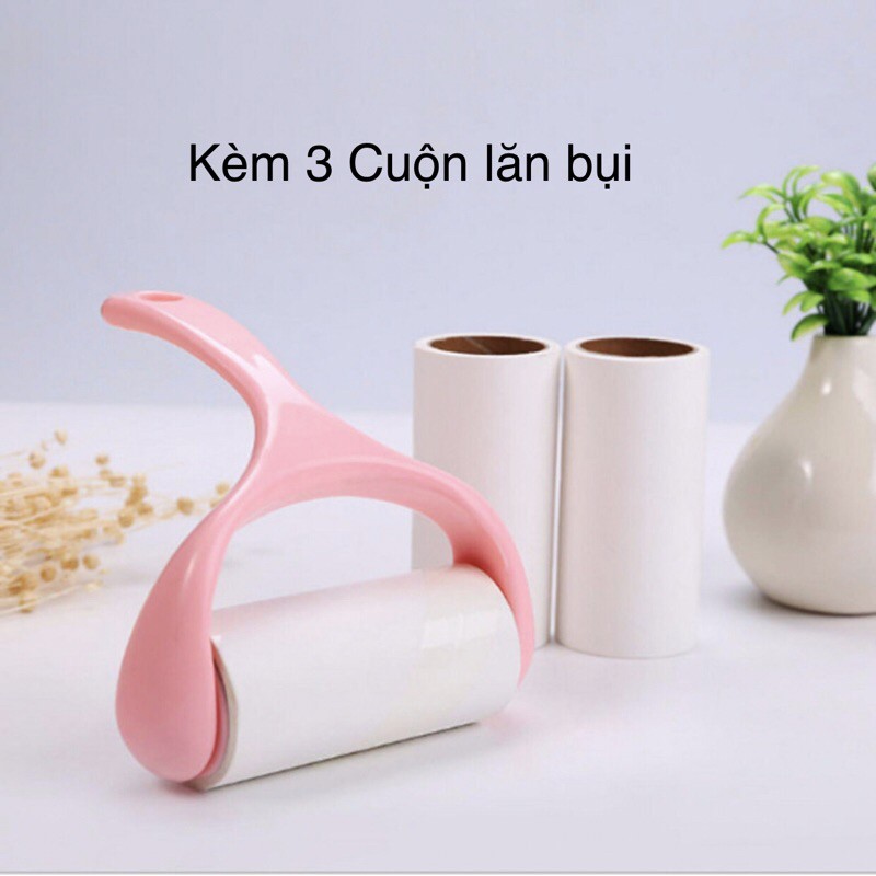 Cây Lăn Bụi Quần Áo Đa Năng Tặng Kèm 2 Cuộn Lau