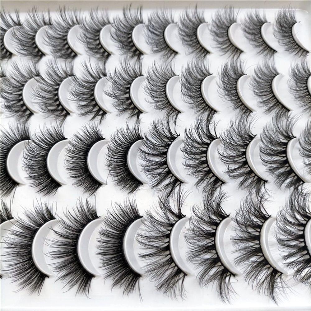 Set 20 Cặp Lông Mi Giả Mi Giả MIH SKONHED Trang Điểm Làm Đẹp