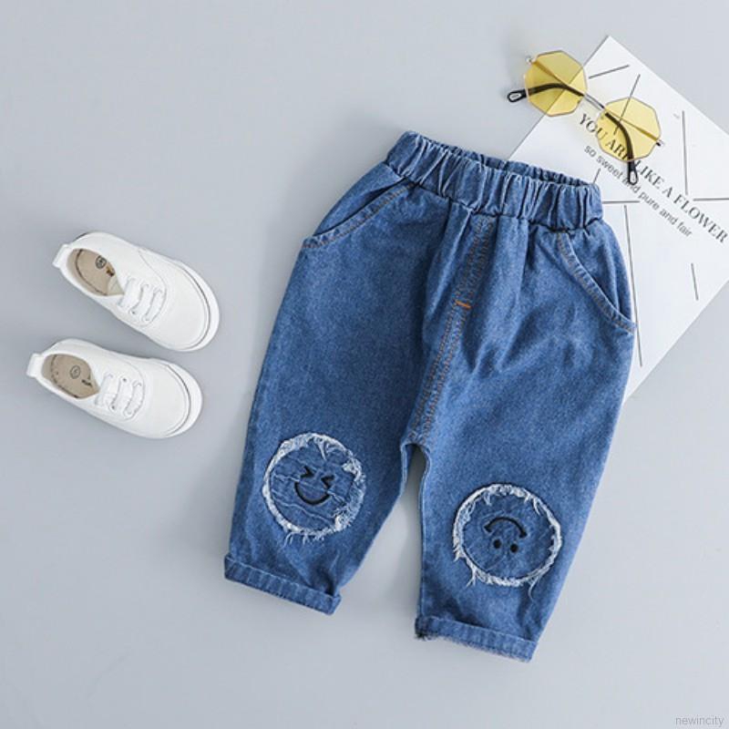 Set áo thun + quần jeans thời trang dành cho bé