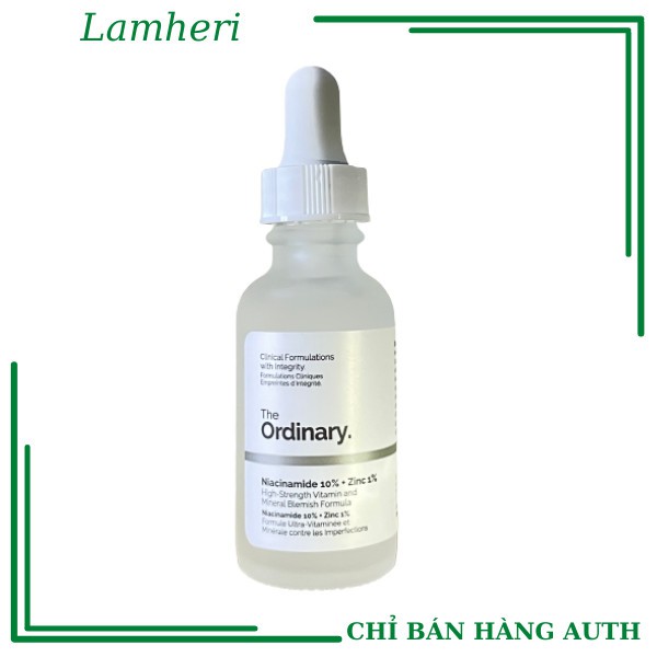 Tinh chất Niacinamide 10% + Zinc 1% - The Ordinary