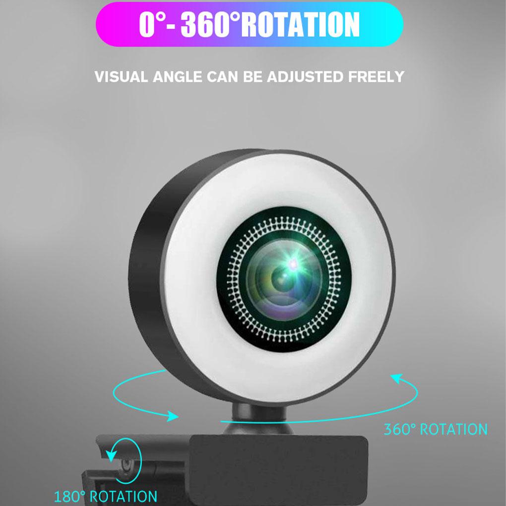Webcam 1080P 2K 4K HD Có Micro Cho Máy Tính Laptop