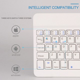 Bàn Phím Bluetooth Không Dây Cho Ios Android Windows Pc Ipad Tablet Pc