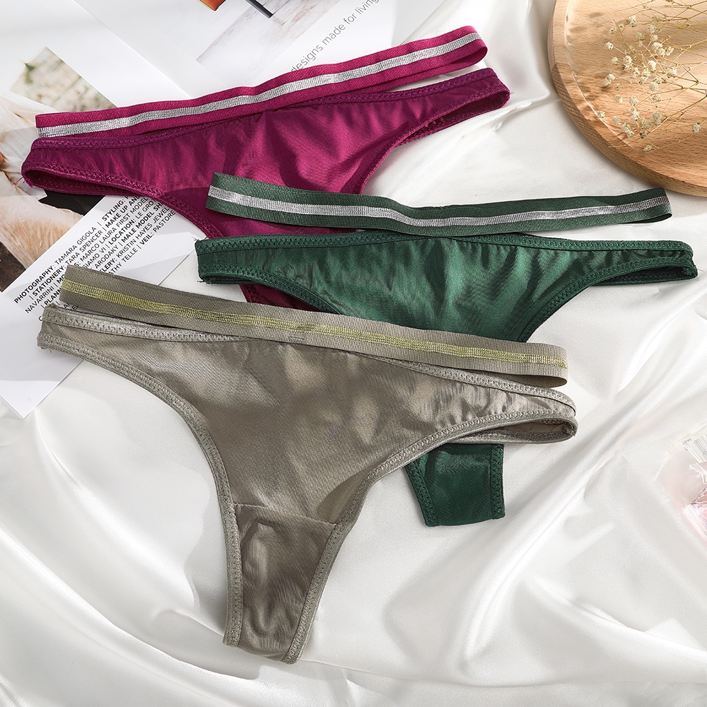 Quần lót Levao thể thao lưng thấp vải lụa mát thoải mái quyến rũ dành cho nữ