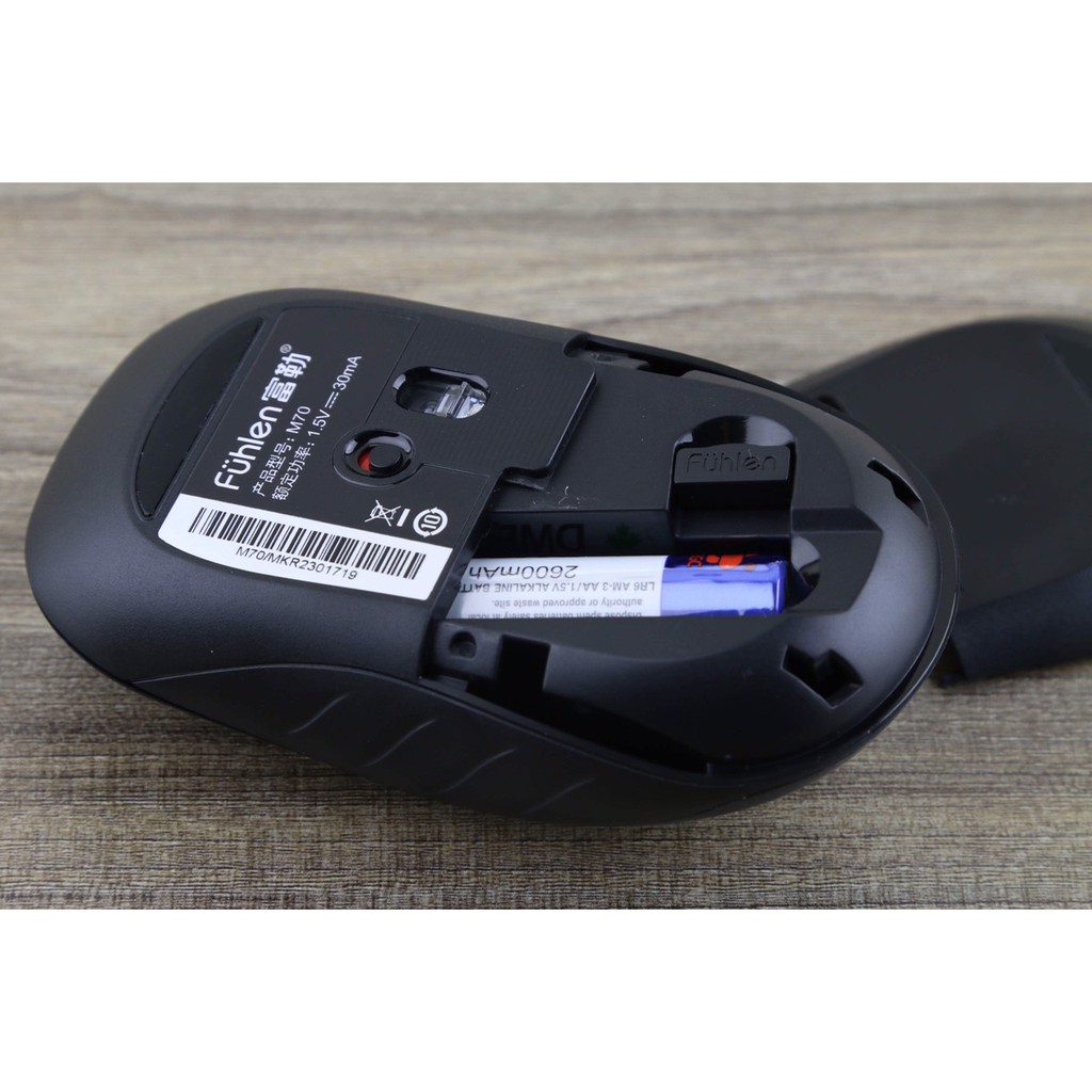 Mouse Fuhlen M70 Optical Wireless Đen