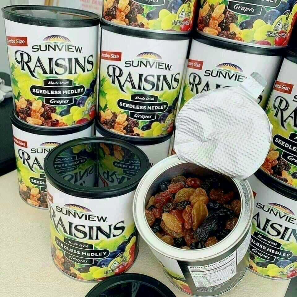 Nho khô Mỹ Raisins 425gr-NK Chính ngạch