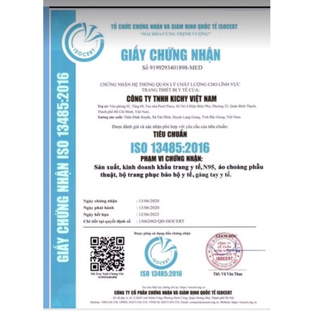 Khẩu Trang Trẻ Em Kichy FFP2 (N95) 5 Lớp Kháng Khuẩn, Chống Bụi Mịn PM2.5 Hàng Xuất Khẩu Âu Mỹ Hộp 20 Chiếc Hoàng Phát