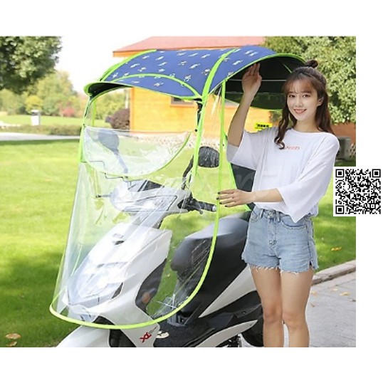 Ô dù che mưa che nắng đa năng xe máy 551