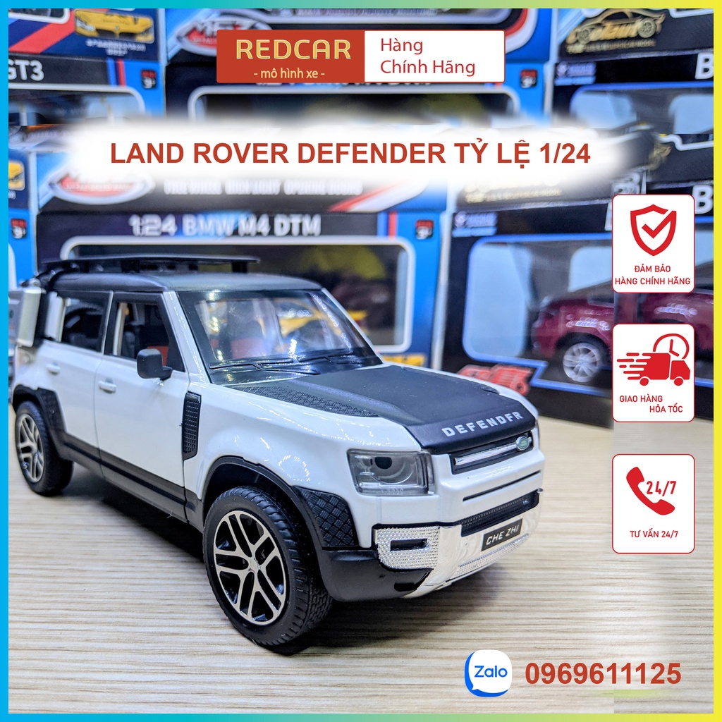 Xe mô hình Land Rover Defender Tỉ lệ 1:24