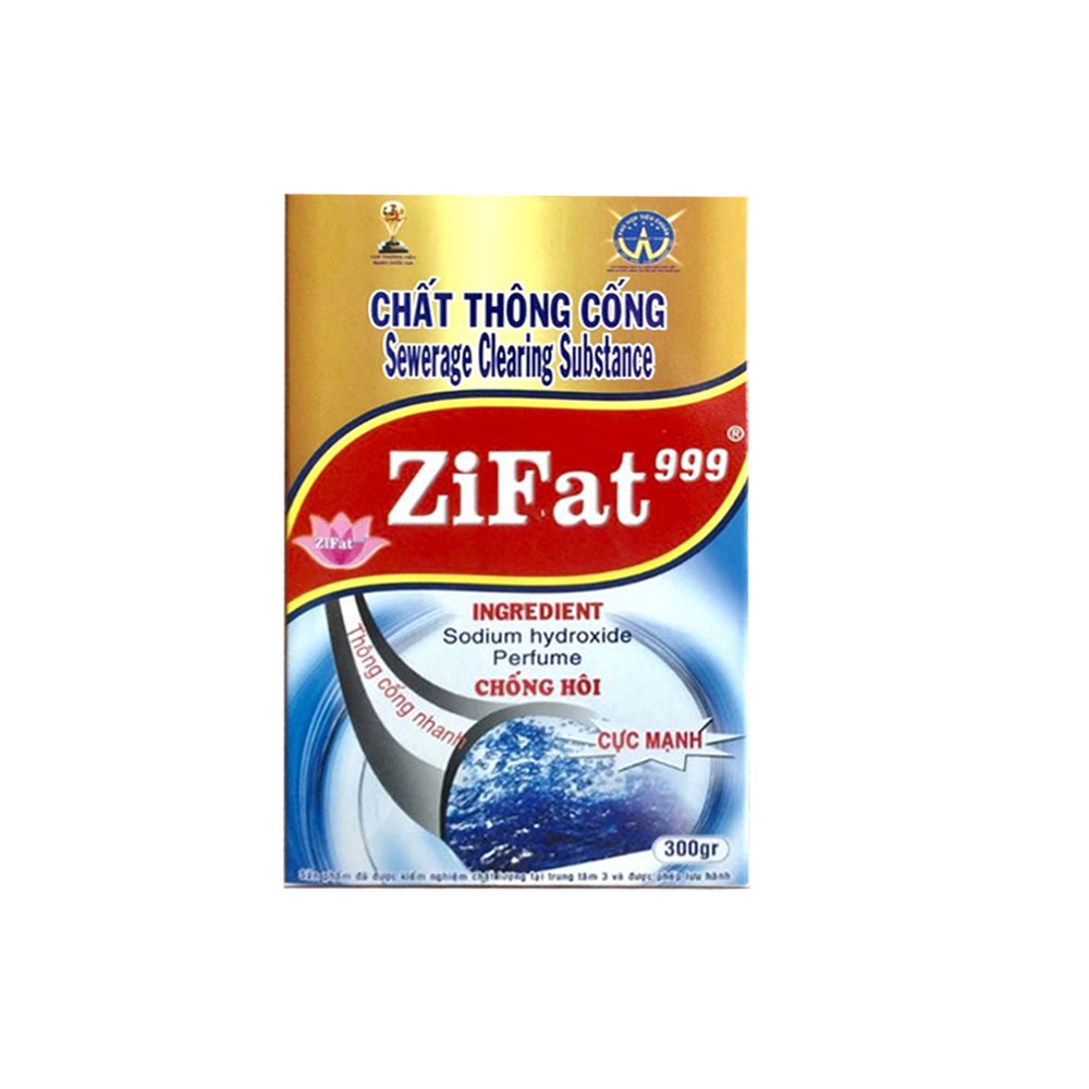 Bột thông tắc bồn cầu, khử mùi bồn cầu, thông ống nước, khử mùi nhà vệ sinh thông cống diệt khuẩn SiFa/Zifat 300g