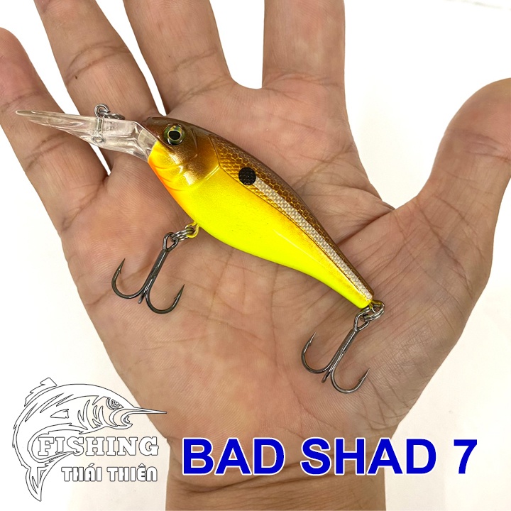 Mồi Giả Cá Cứng Berkley Bad Shad 7 Dài 7cm Nặng 10g Mẫu Mới 4 Màu Siêu Nhạy Dùng Câu Sông Biển