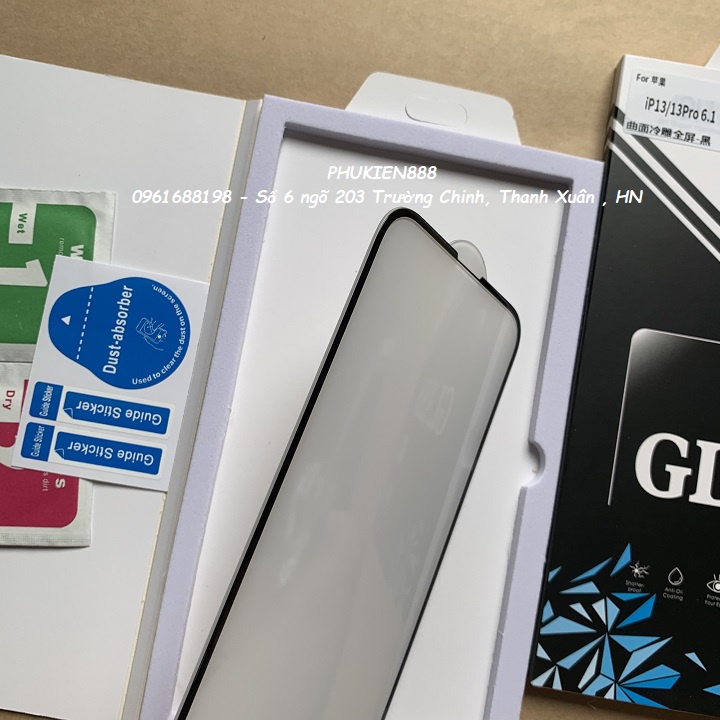 KÍNH CƯỜNG LỰC IPHONE 13ProMax 13 PRO MAX ĐỘ CỨNG 9D CHỐNG VA ĐẬP