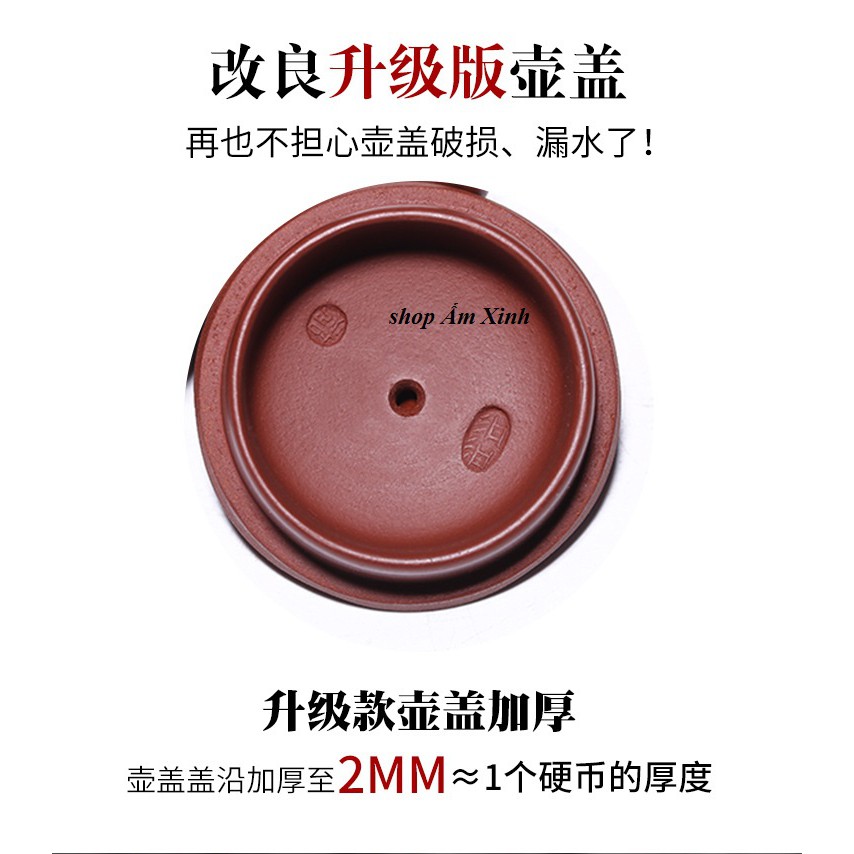 Ấm Tử Sa Nghi Hưng Quả Bí 200 ml (Đại Hồng Bào)