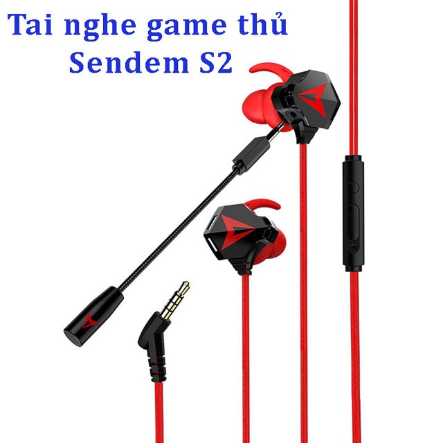 [Bán Chạy - Freeship] Tai nghe Game thu chính hãng Sendem S2, chuẩn âm thanh, kèm mic rời, cực chất, chơi game cực đã