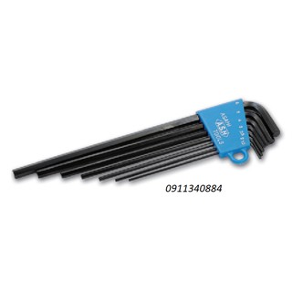 [ CHÍNH HÃNG ] Bộ 7 lục giác thường đen loại dài 1.5-6mm Asahi Nhật Bản
