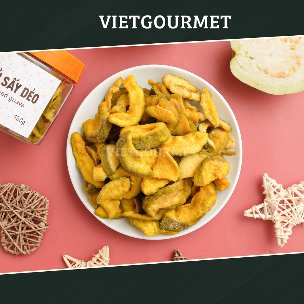 Trái cây sấy dẻo MIX Vietgourmet 11 vị đặc biệt, Xoài sấy dẻo, Chanh dây vỏ bưởi gừng mơ đu đủ dâu tây đồ ăn vặt healthy