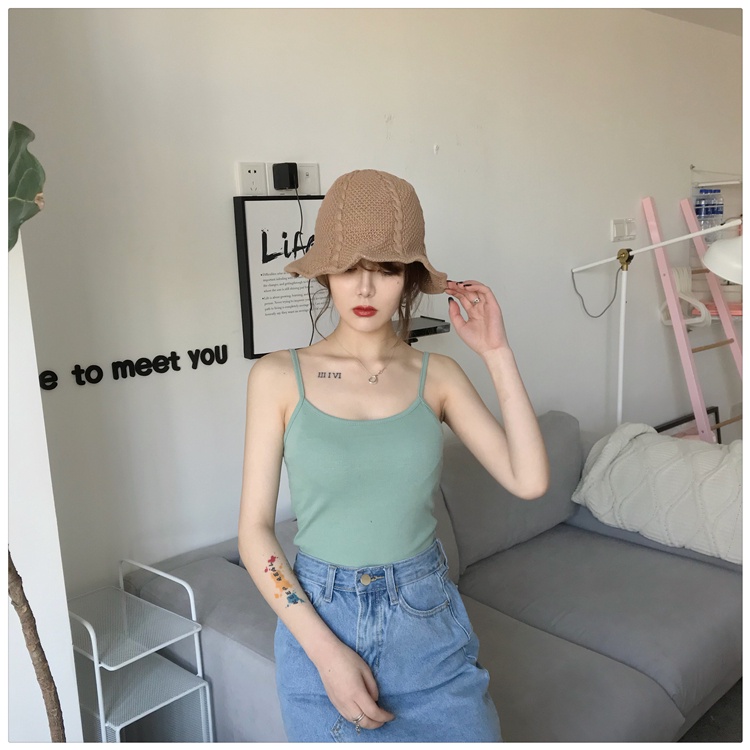 áo 2 dây nữ dáng ôm chất liệu thun co giãn 4 chiều cao cấp được xử lý bề mặt không bai xù | BigBuy360 - bigbuy360.vn