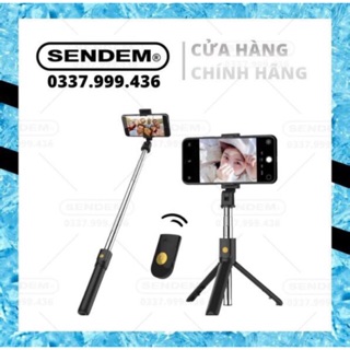 Gậy chụp hình bluetooth 2 trong 1 có kèm tripod 3 chân