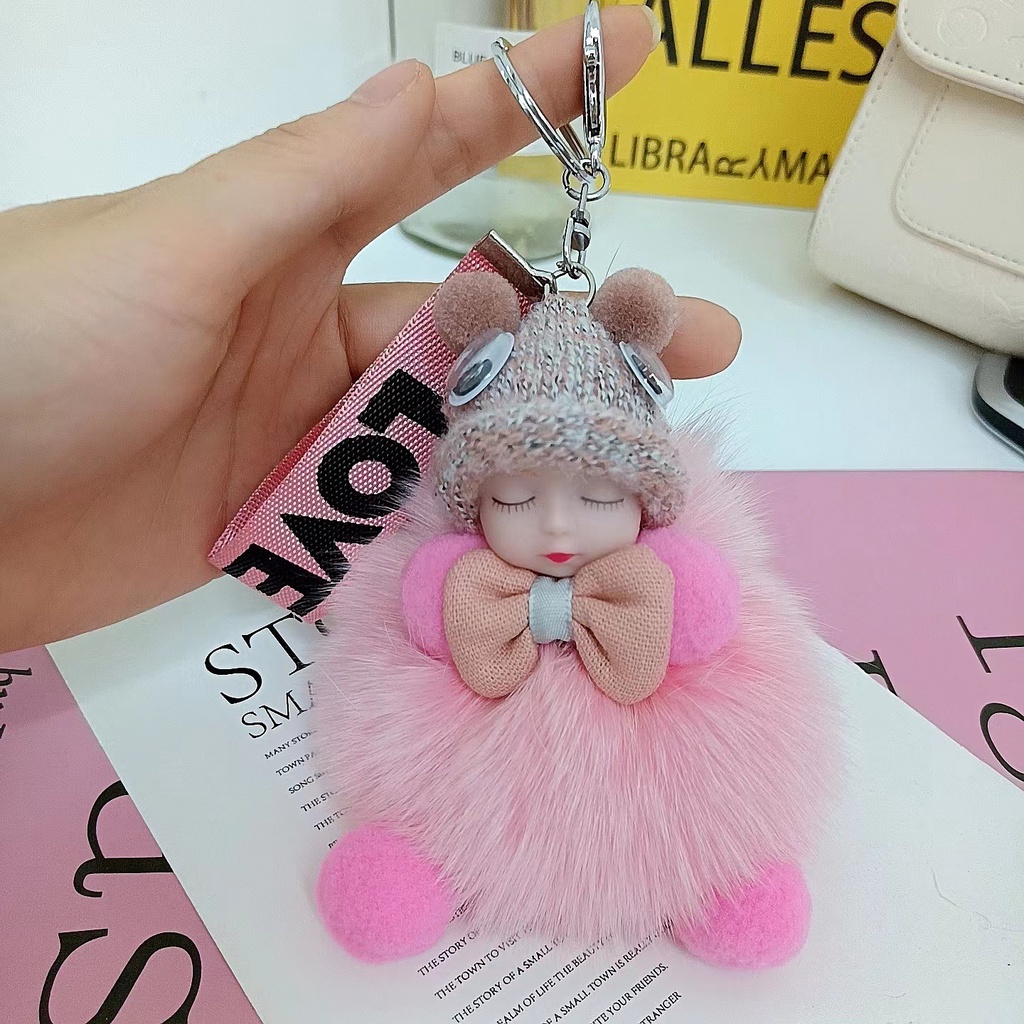 [LOẠI 1] Móc khóa búp bê siêu xinh làm charm phụ kiện túi xách, ba lô hay quà tặng cực yêu, siêu rẻ
