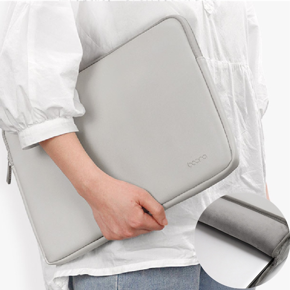 Túi đựng lót bảo vệ laptop bằng da PU chống nước và chống sốc