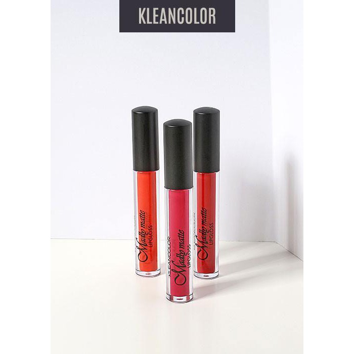 SON KEM LÌ KLEANCOLOR MADLY MATTE LIP GLOSS - REDS