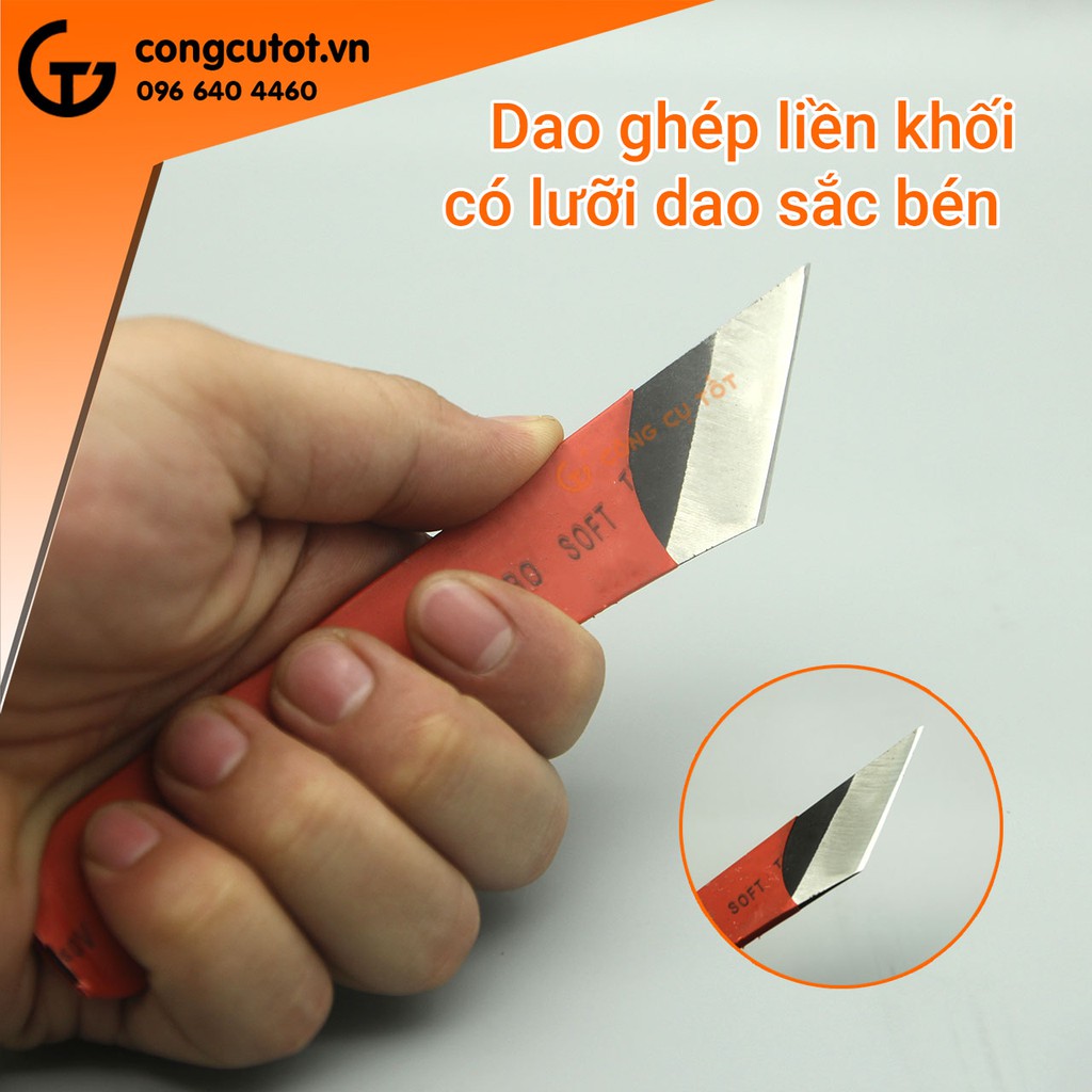 Dao ghép liền khối cán ngắn Senyue