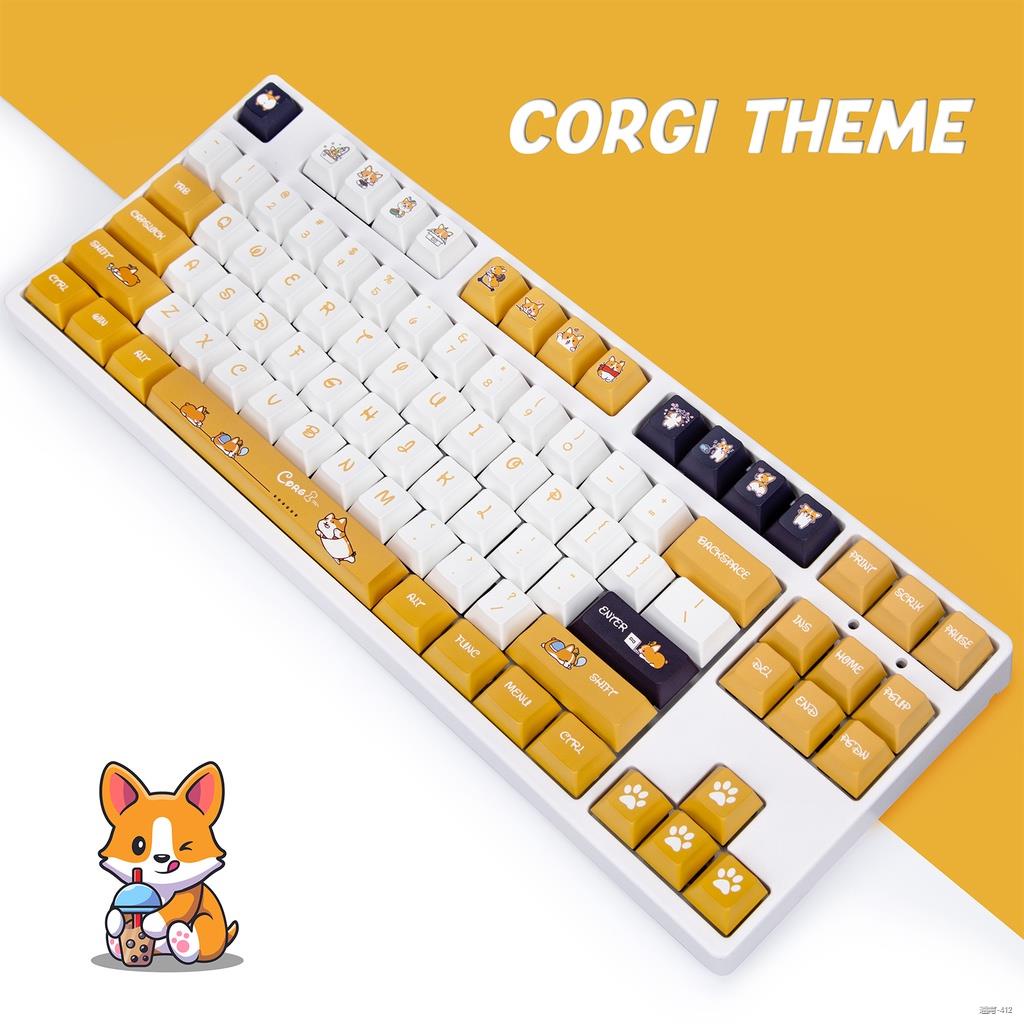 ☍✾ↂKeycaps tùy chỉnh - Bộ khóa đầy đủ 146 phím, Bộ keycap PBT nhuộm thăng hoa, Cấu hình Cherry, Bố cục tiếng Anh (Mỹ) Th