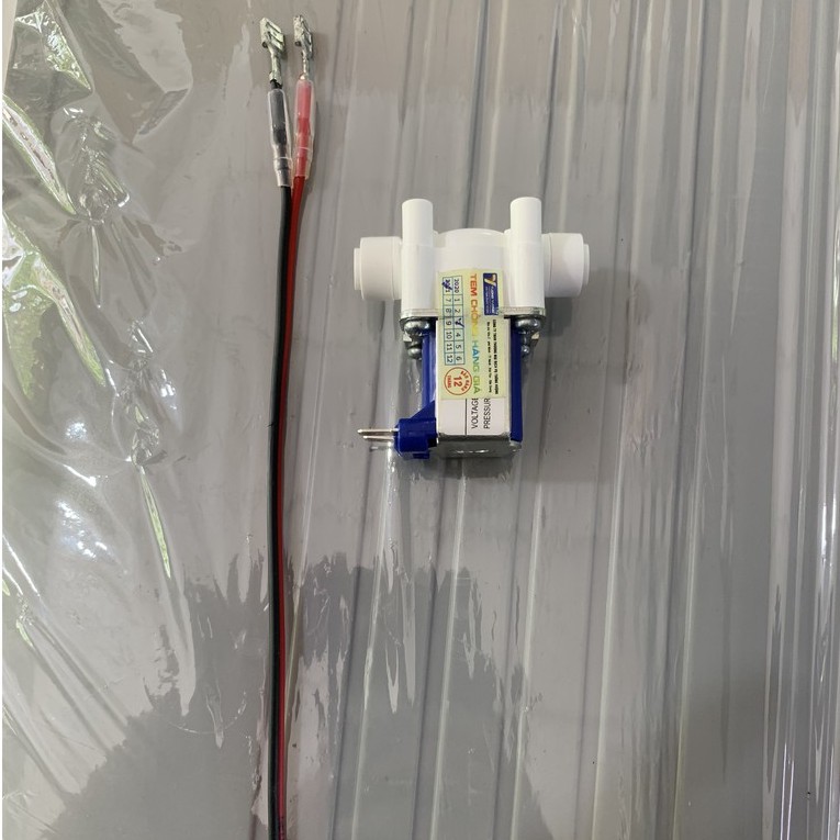 Van điện từ 24V dùng cho máy lọc nước RO, hàng loại 1 cút đấu nhanh tiện lợi phi 6
