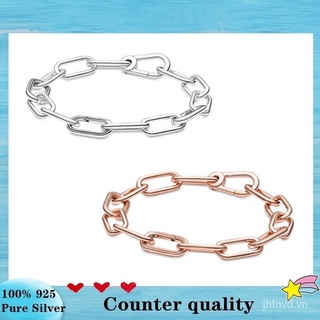 PANDORA Vòng tay mạ bạc 925 dạng dây xích