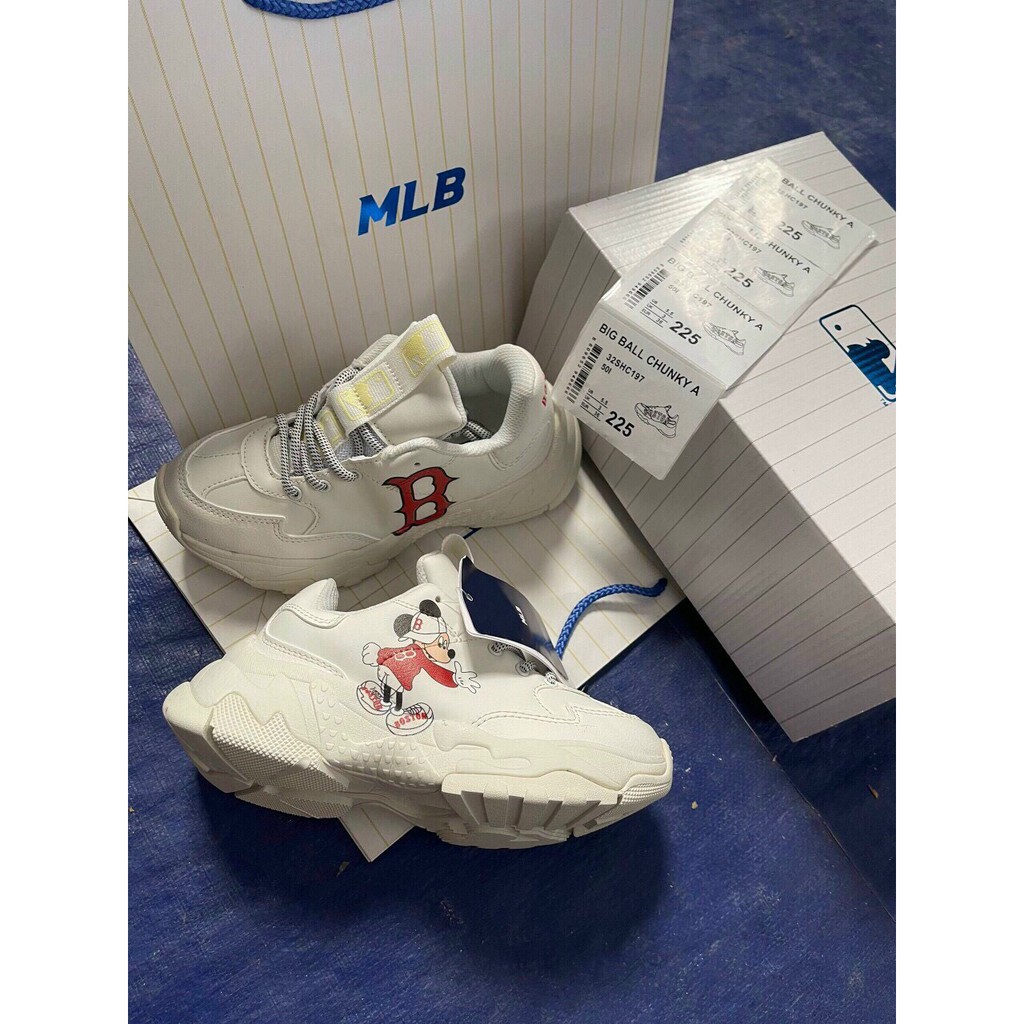 [Fullbox] Giày Thể Thao Nam Nữ Cổ Cao 04 Màu, Giày thể thao,sneakers MLB nam nữ  tăng chiều cao 6cm