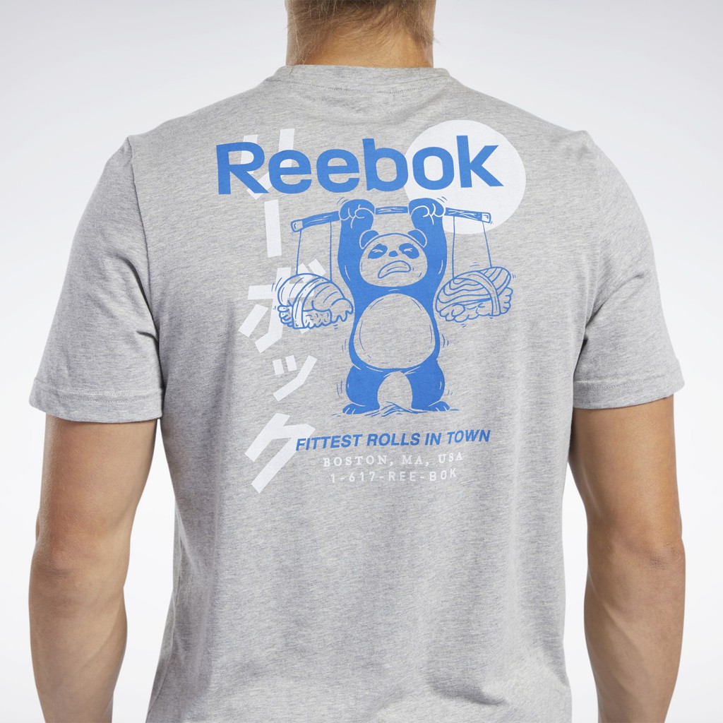 Áo Thun Thể Thao Nam Reebok Tập Luyện Gs Panda Crew Tee FK6061