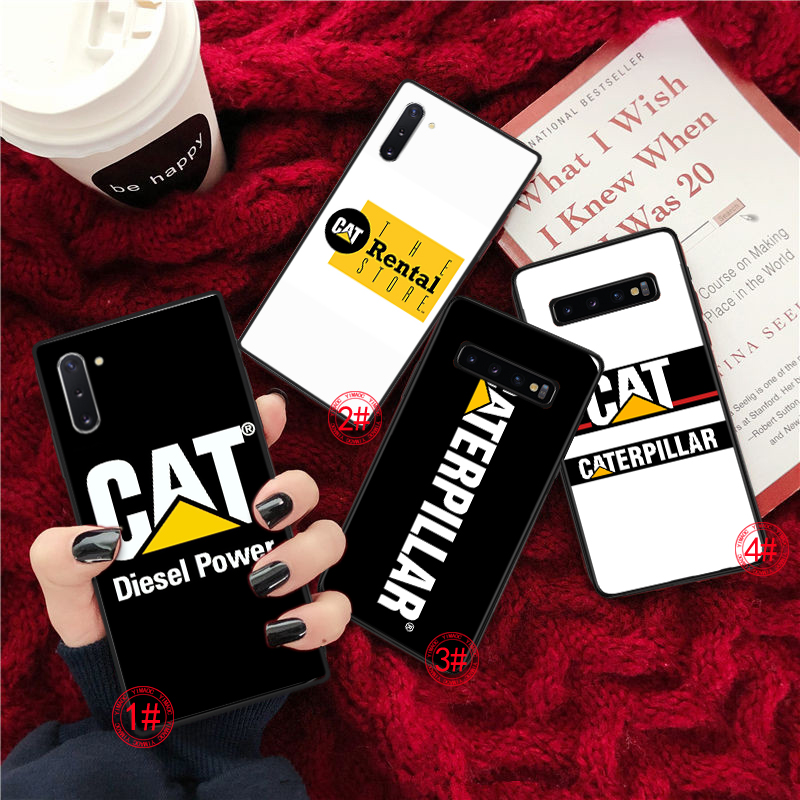 Ốp điện thoại mềm hình logo Caterpillar 101d cho Samsung Note 8 9 10 Plus Lite 20 Ultra S6 Edge J7 Core