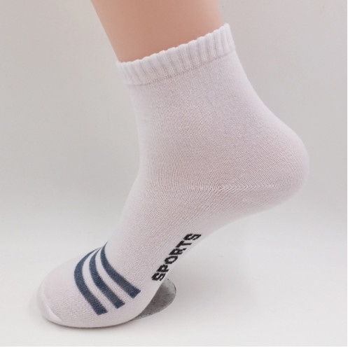 Tất Nam Cổ Trung SPORT, Vớ Ngắn Nam Nữ vải Cotton dày vừa, chất liệu cotton thoáng mát khử mùi