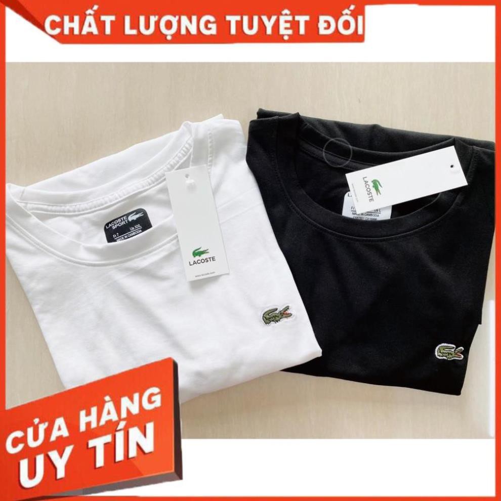 [ Hàng VNXK 100% cotton ] Áo Thun Nam Cá Sấu VNXK / Áo Phông Lacoste Không Cổ ( A002)