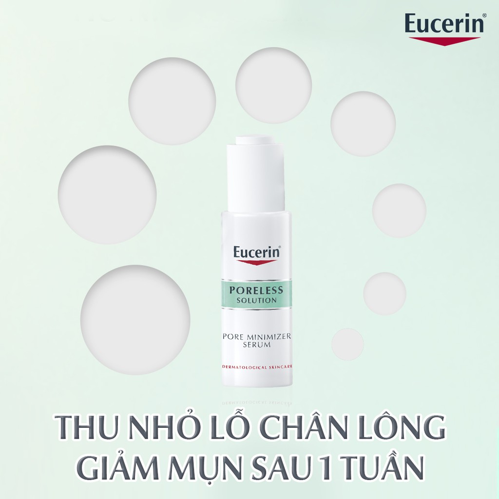 Tinh Chất Eucerin Giúp Giảm Mụn, Thu Nhỏ Lỗ Chân Lông PORELESS Solution Pore Minimizer Serum 30ml