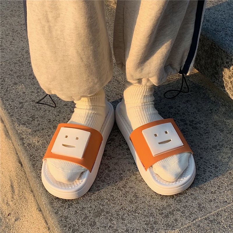 Dép sandal đế dày không trượt thời trang mùa hè cho nữ