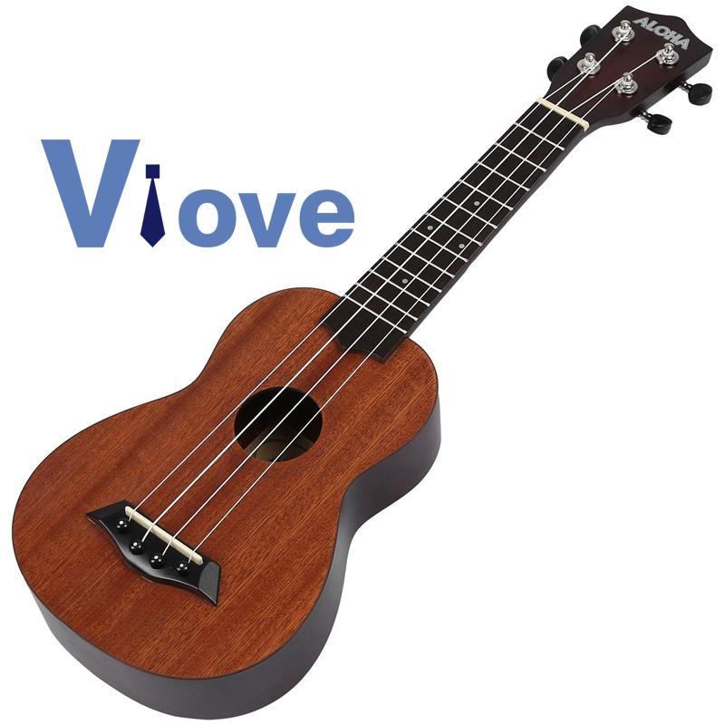 Aloha Đàn Ukulele Gỗ 4 Dây 21 Inch Cho Người Mới Bắt Đầu