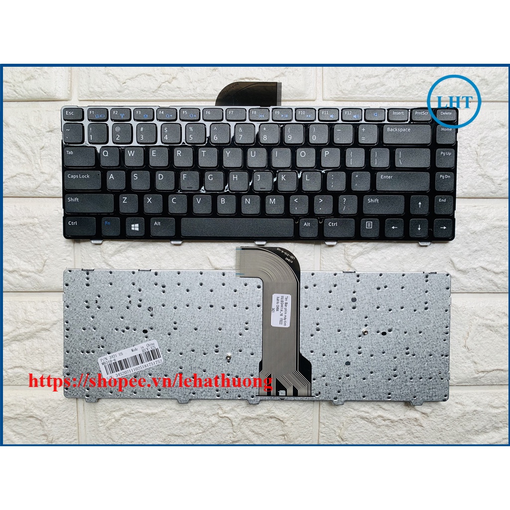 Keyboard/ Bàn Phím Laptop Dell 3421 3437 5421 5437 5435 V2421 nhập khẩu