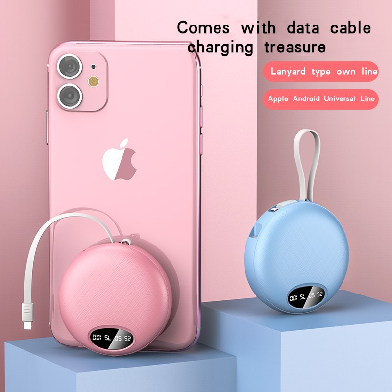 Pin sạc dự phòng mini YM251 20000mAh có cáp dễ thương