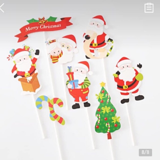 Set Cắm Noel Ông Già Tuyết