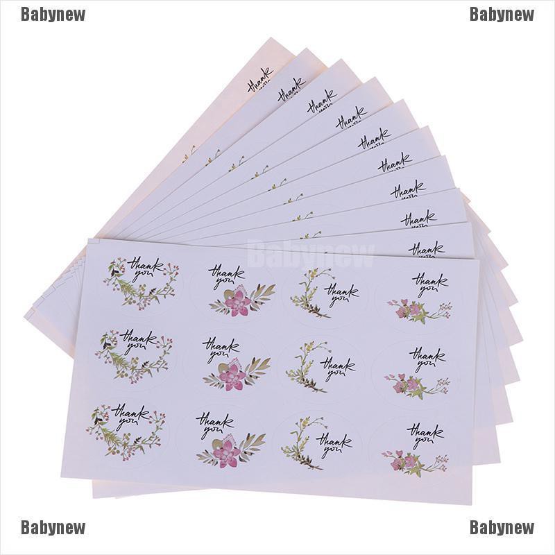 120 Miếng Dán Chữ Thank You
