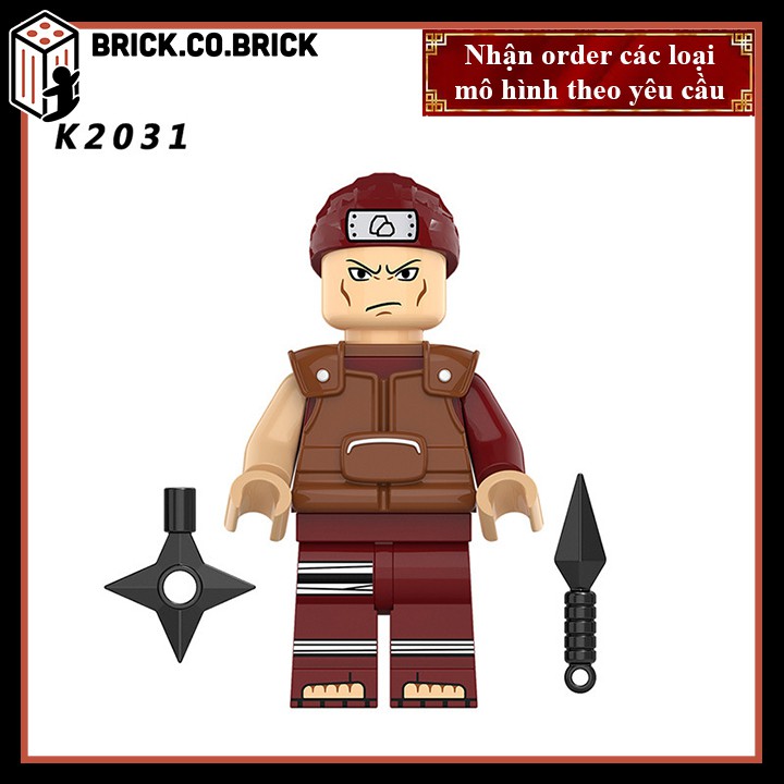 Naruto Kisame Might Guy Ebisu KDL804 Đồ Chơi Non LEGO và Lắp Ráp Mô Hình Phim Truyện Anime Naruto