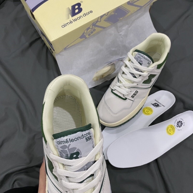 GIÀY NEW.BLANCE 550 WHITE GREEN LAI AU [ FULL BOX + FREE SHIP ]